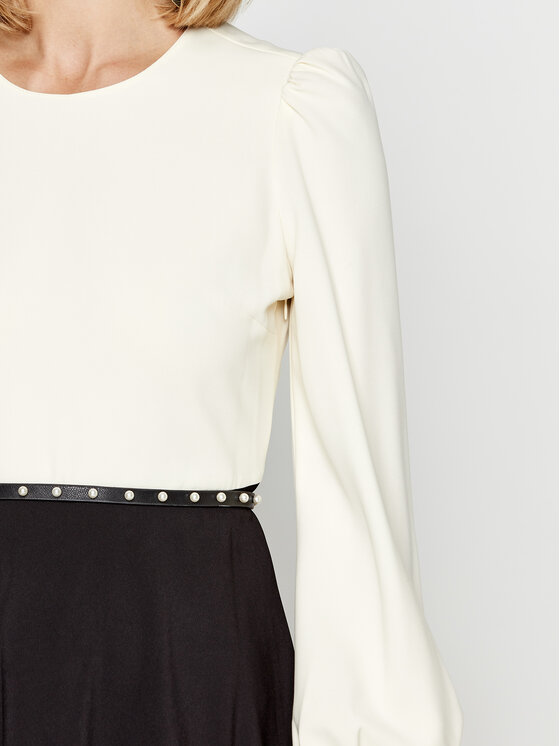 TWINSET TWINSET Φόρεμα κοκτέιλ 202TT2337 Μπεζ Regular Fit