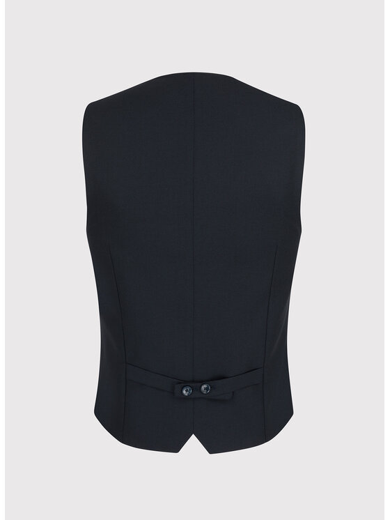 Pako Lorente Pako Lorente Kamizelka P22SP-8G-027 Granatowy Slim Fit