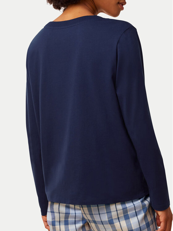 Triumph Triumph Pyjama-T-Shirt 10221070 Dunkelblau Regular Fit