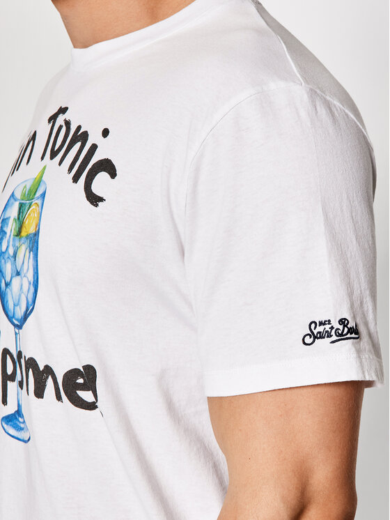 MC2 Saint Barth MC2 Saint Barth Tričko TSHM001 GIHE01 Biela Slim Fit