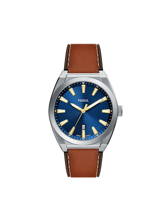 Fossil Fossil Zegarek FS6115 Brązowy