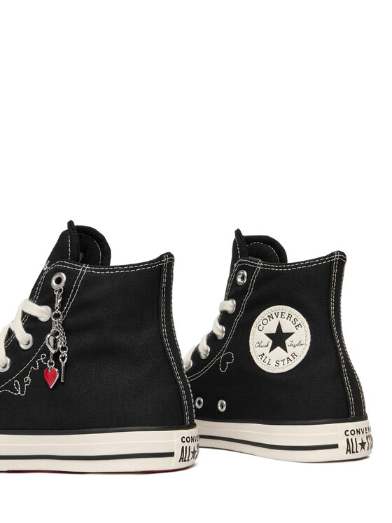 Converse Converse Plátěnky Chuck Taylor All Star Hearts A19056C Černá