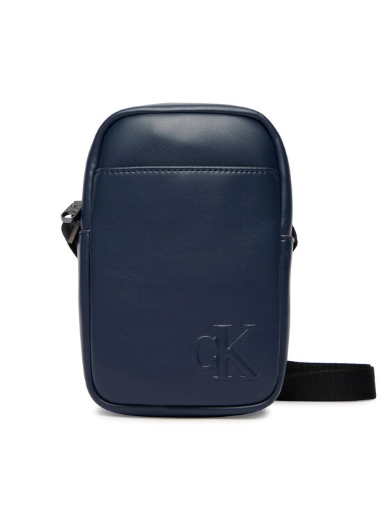 Calvin Klein Calvin Klein Borsellino Bold Ck Slim Reporter LV04D3279G Blu scuro