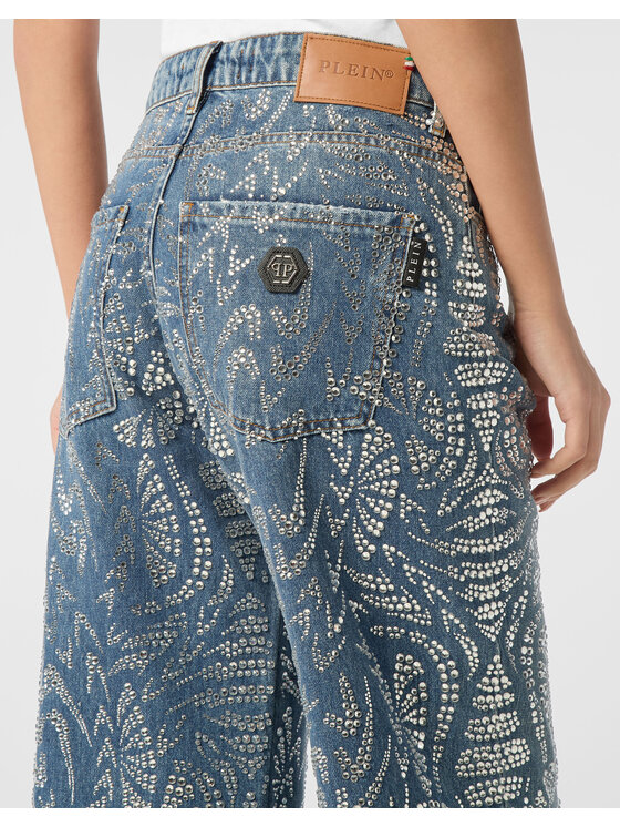 PHILIPP PLEIN PHILIPP PLEIN Jeans 27655 Blu Skater Fit