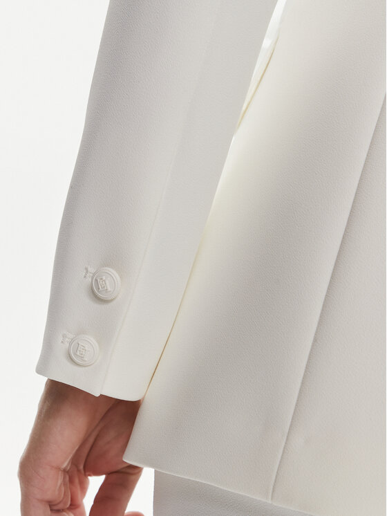 Elisabetta Franchi Elisabetta Franchi Giacca da abito GI-069-41E2-V580 Bianco Regular Fit