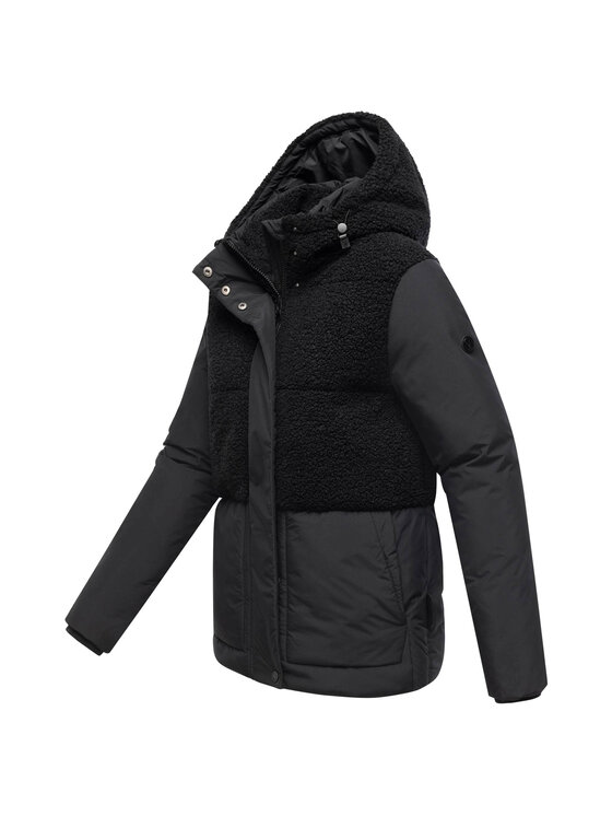 Marikoo Marikoo Kurtka zimowa Sheeta Czarny Regular Fit