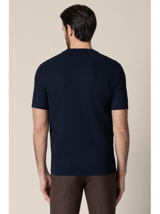 Lancerto Lancerto Polo Maurizio PO073126000013 Granatowy Regular Fit