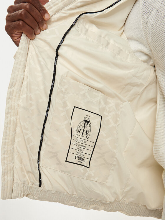 Guess Guess Giubbotto piumino M4BL42 WG9L2 Beige Regular Fit