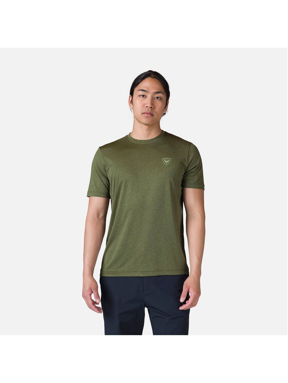 Rossignol Rossignol T-Shirt Slub Tee Zielony Regular Fit