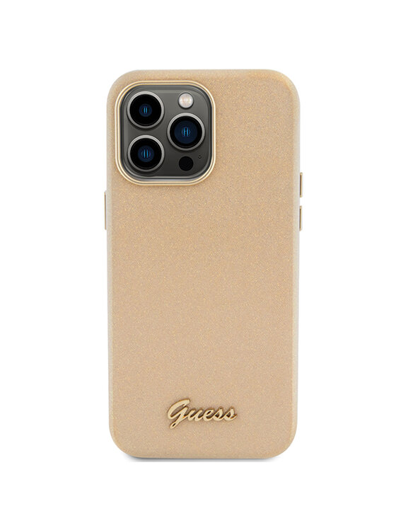 Guess Guess Etui na telefon iPhone 15 Pro Max Złoty