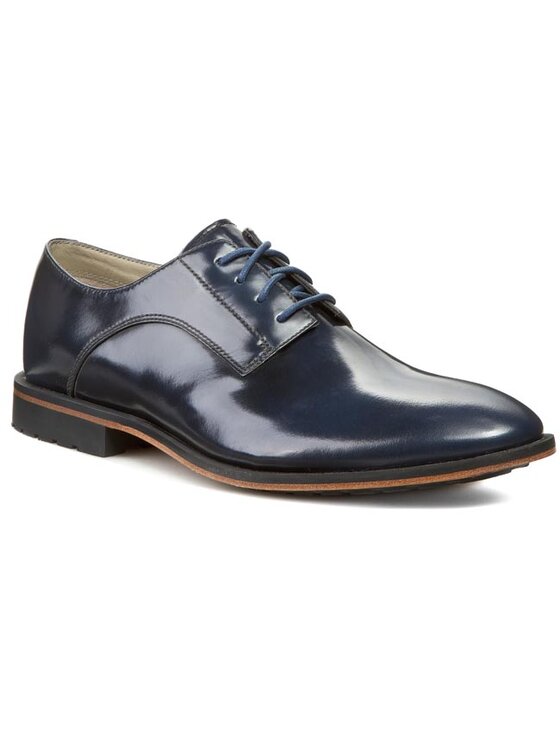 Clarks P buty Gatley Walk 261031117 Niebieski Modivo.pl