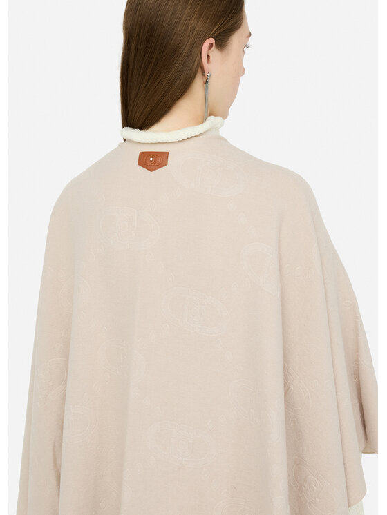 Liu Jo Liu Jo Poncho 2F5034T030030003 Beige Regular Fit