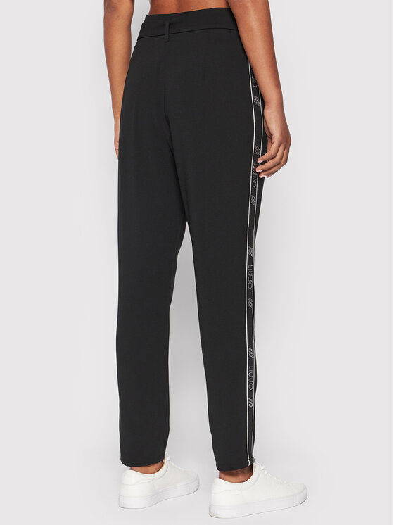 Liu Jo Liu Jo Medžiaginės kelnės TA2213 T8423 Juoda Regular Fit