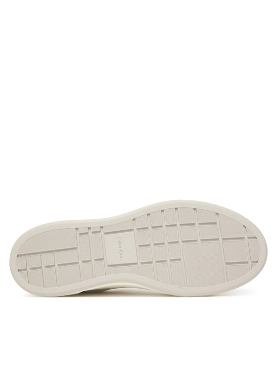 Calvin Klein Calvin Klein Sneakersy Basket Cupsole Laceup Lth Mix YW0YW02023 Bílá