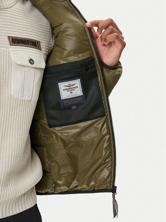 Aeronautica Militare Aeronautica Militare Prechodná bunda 252AB3022UCT04214 Zelená Regular Fit