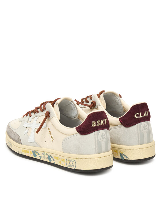 Premiata Premiata Sneakersy BSKT CLAY VAR 7616 Biały
