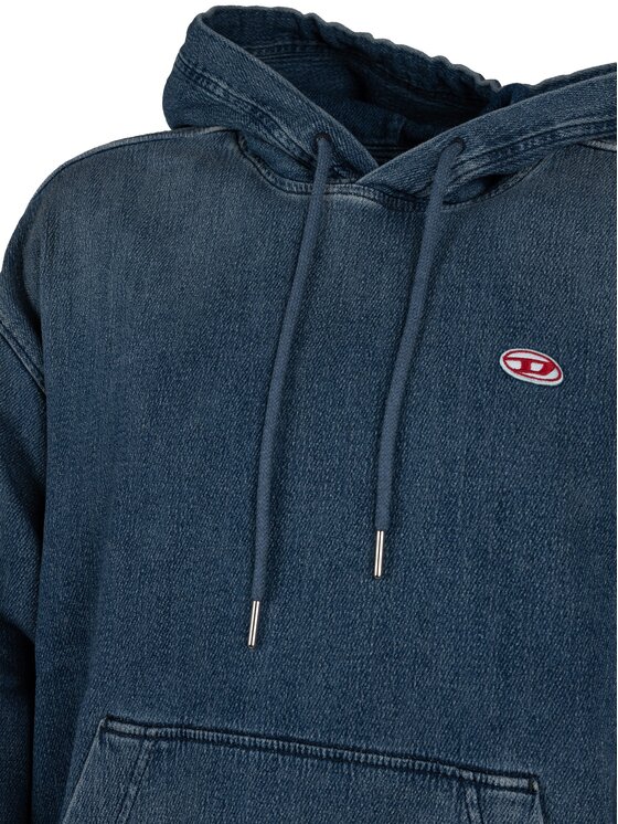 Diesel Diesel Mikina A0393909E29 Modrá Regular Fit