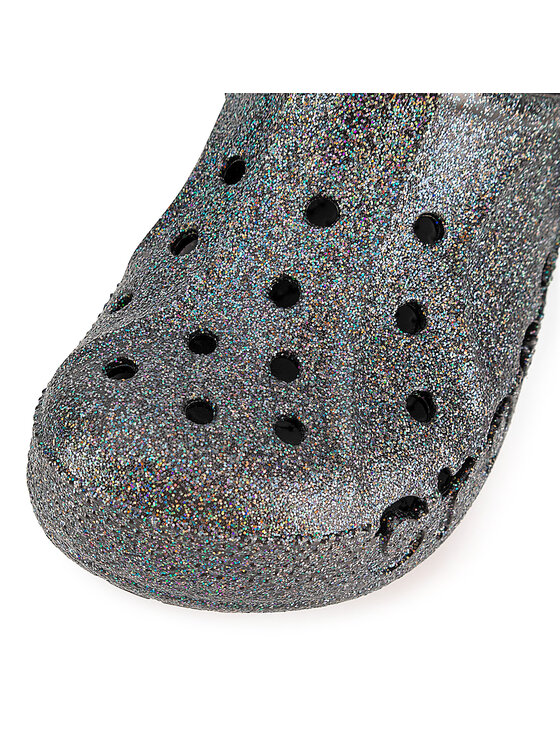 Crocs Crocs Παντόφλες BAYA GLITTER CLOG 207015-0C4 Μαύρο