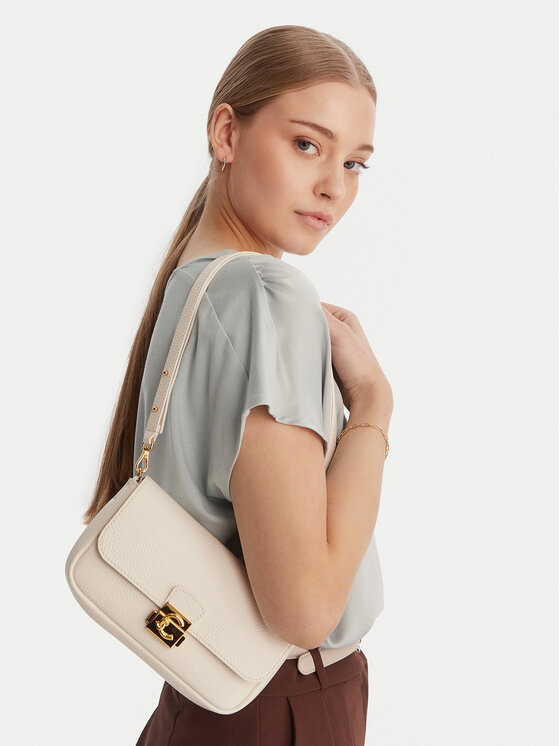 Coccinelle Coccinelle Ročna torba U4K Coccinelle C-Me Lock E5 U4K 52 01 01 Écru