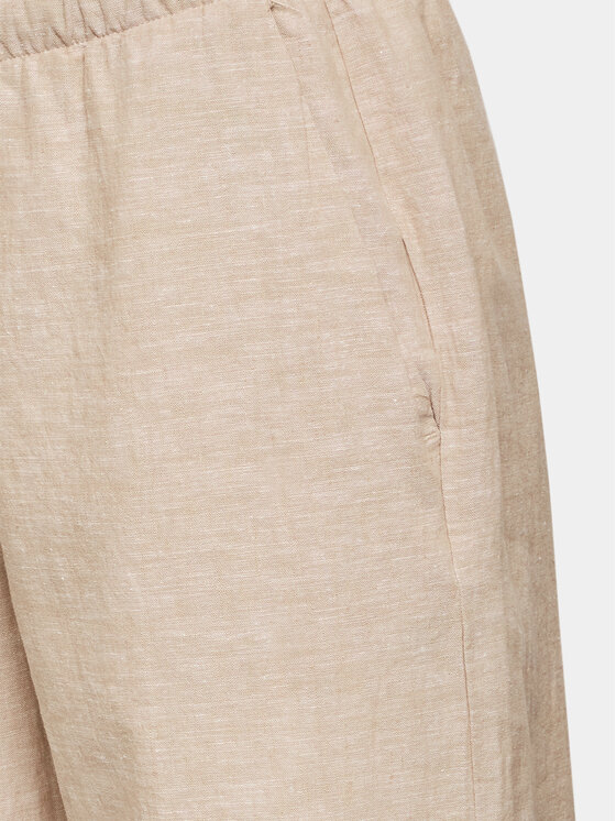 Gina Tricot Gina Tricot Spodnie materiałowe 19210 Beżowy Regular Fit