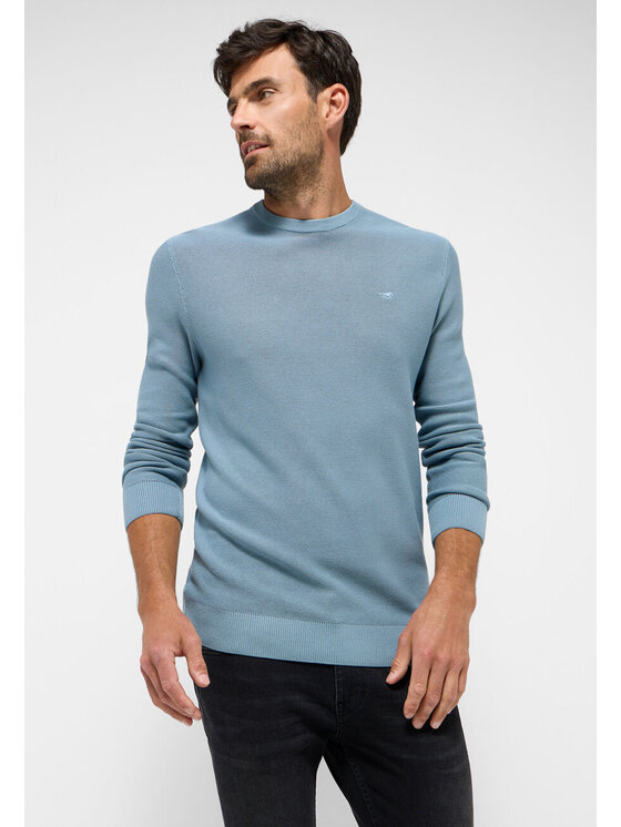 Mustang Mustang Sweter ELLIOT Niebieski Regular Fit