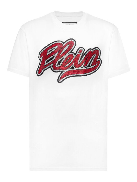 PHILIPP PLEIN PHILIPP PLEIN T-Shirt 26185 Biały Regular Fit