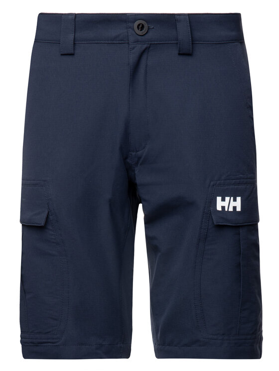 Helly Hansen Helly Hansen Bavlnené šortky Hh Qd Cargo 54154 Tmavomodrá Regular Fit