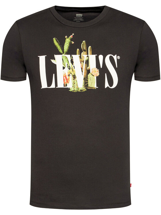 Levi's® Levi's Marškinėliai Graphic Crewneck Tee 22491-0733 Juoda Regular Fit
