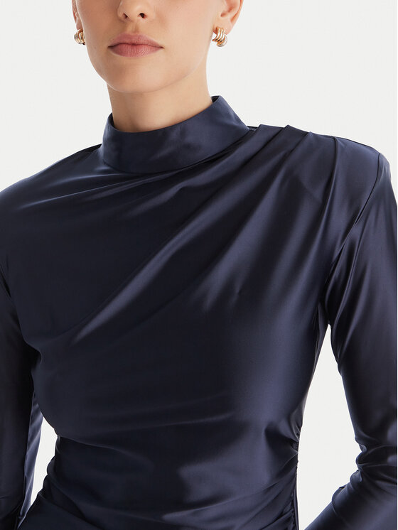 ACCESS FASHION ACCESS FASHION Cocktail obleka 54-3037-170 Mornarsko modra Slim Fit