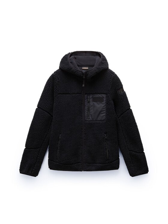 Napapijri Napapijri Fleece FELPA YUPIK Μαύρο Regular Fit