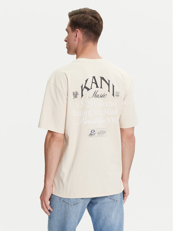 Karl Kani Karl Kani T-Shirt PD00005333 Beżowy Relaxed Fit
