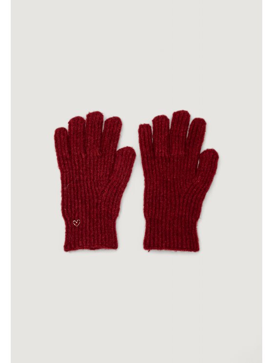 Pieces Pieces Γάντια Γυναικεία Pcjucca Gloves Bc Κόκκινο