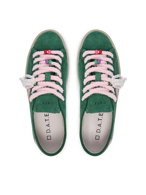 D.A.T.E. D.A.T.E. Sneakersy Tender W441-TE-BW Zielony