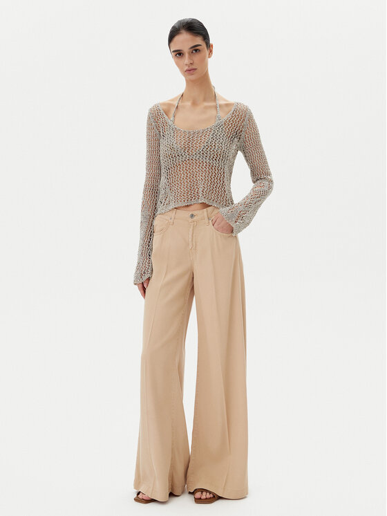 PINKO PINKO Пуловер Denali 104749 A2FB Сив Regular Fit
