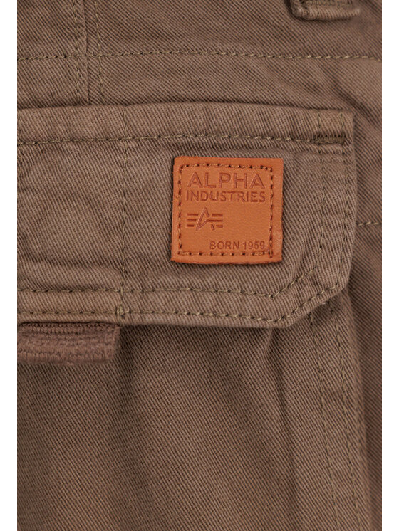 Alpha Industries Alpha Industries Spodnie materiałowe AI.101212-183-32 Brązowy Straight Leg