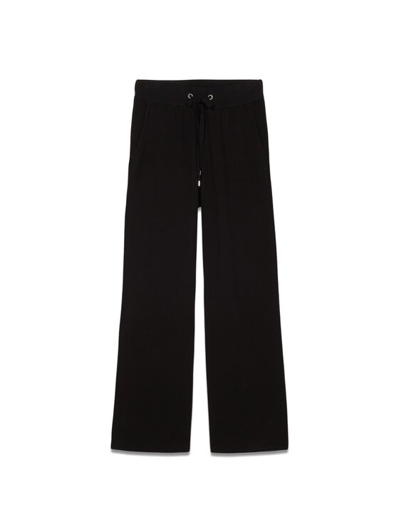 Oltre Oltre Pantaloni di tessuto P654J002132N033 Nero Baggy Fit