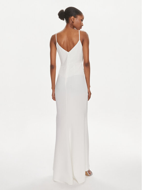 Rinascimento Rinascimento Abito da sera CFC0117706003 Bianco Regular Fit