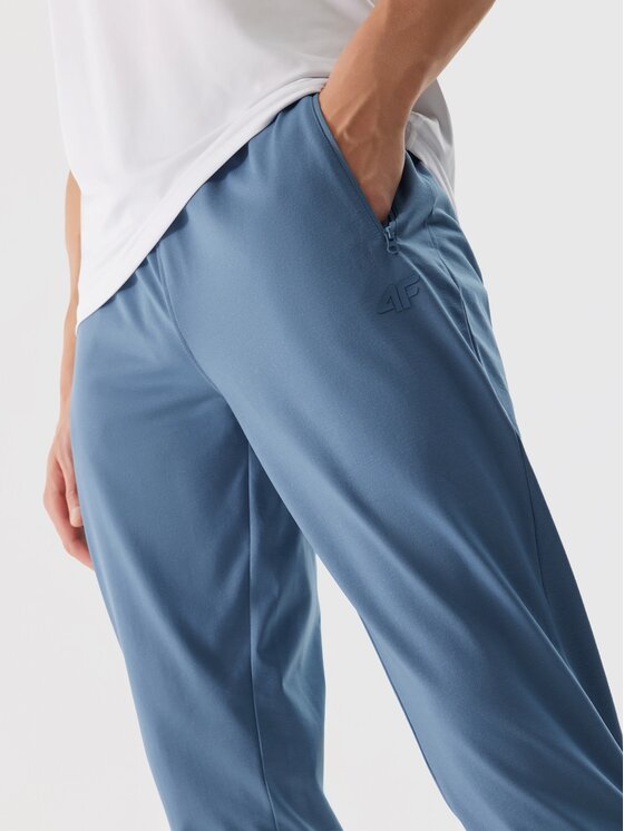 4F 4F Pantaloni di tessuto 4FWSS24TFTRM452-32S Blu Regular Fit