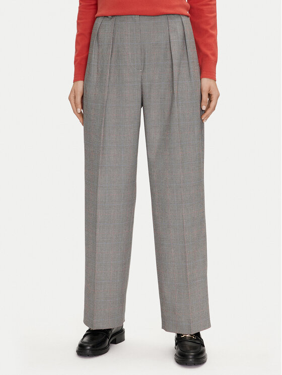 Tommy Hilfiger Tommy Hilfiger Stoffhose WW0WW42235 Grau Relaxed Fit