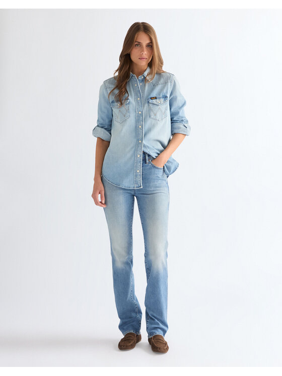 Wrangler Wrangler Jeansy 112378174 Niebieski Regular Fit