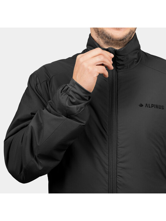 Alpinus Alpinus Kurtka przejściowa Wanaka Czarny Regular Fit