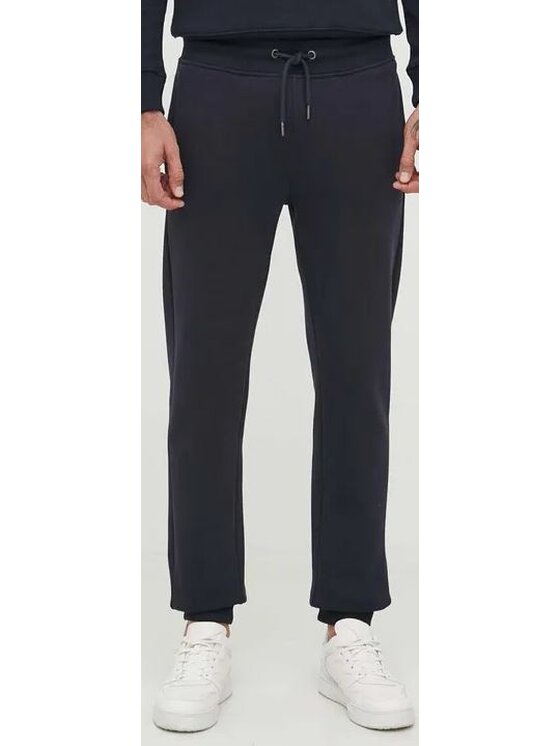 Pepe Jeans Pepe Jeans Kalhoty z materiálu PM211620 594 Tmavomodrá Regular Fit
