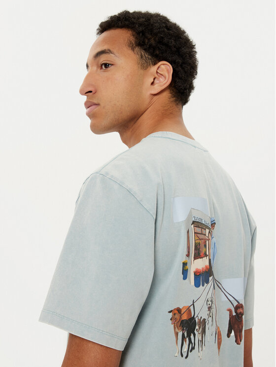 Filling Pieces Filling Pieces T-Shirt Unisex Dog Walker 7449981 Grün Regular Fit