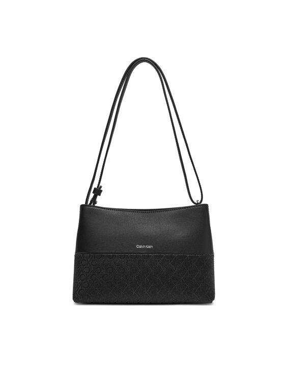 Calvin Klein Kabelka Ck Mixmedia Convertible Bag_Mono K60K613170 Čierna
