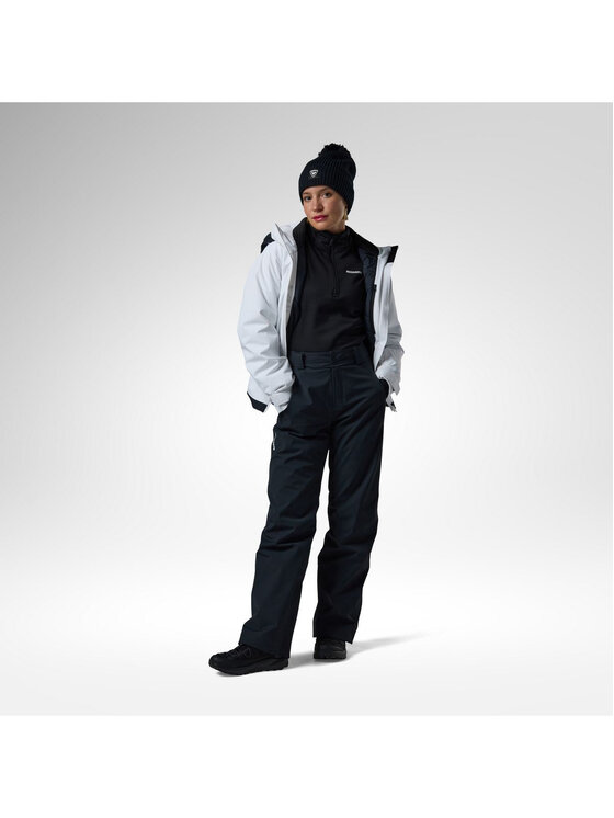 Rossignol Rossignol Spodnie narciarskie W 4Ws Blackside Insulated Pant Czarny Regular Fit