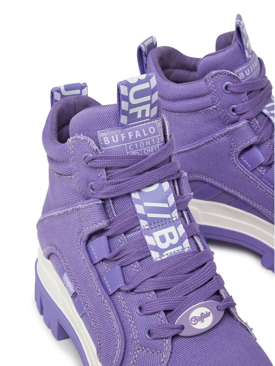 Buffalo Buffalo Schnürstiefeletten Aspha Nc Mid 1622568 Violett