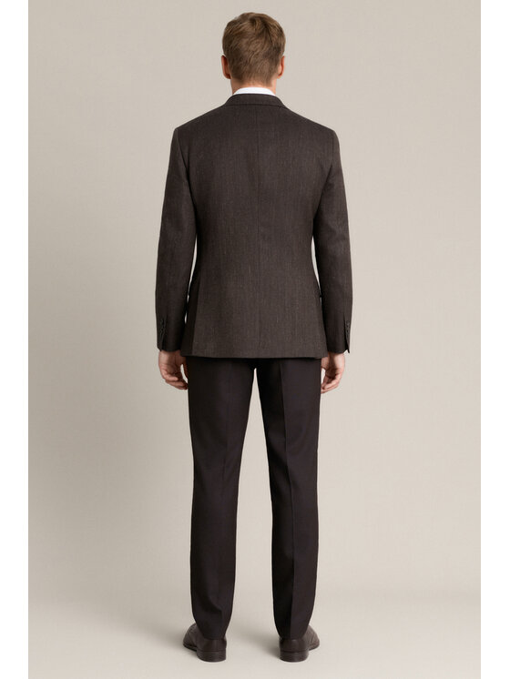 Lancerto Lancerto Marynarka Orivieto MA073226000005 Brązowy Regular Fit