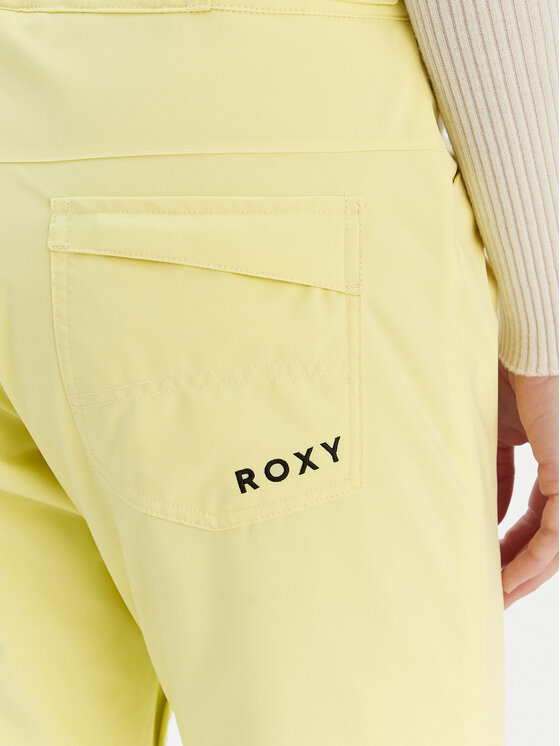 Roxy Roxy Spodnie snowboardowe Backyard ERJTP03299 Żółty Tailored Fit
