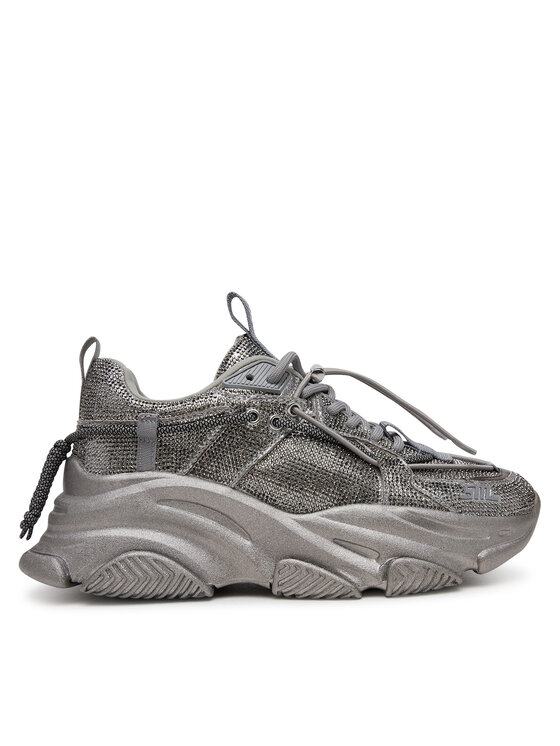 Steve Madden Steve Madden Tenisice Vault 2R SM11003549 Srebrna
