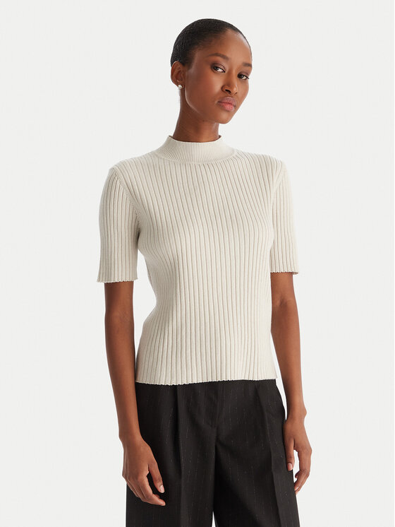 ACCESS FASHION ACCESS FASHION Džemper 54-8046 Bež Slim Fit